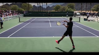 Thanasi Kokkinakis Banging Groundstrokes w Nick Kyrgios  IW Court Level Practice [upl. by Retsevel]