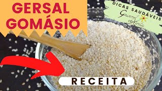 Receita de Gersal gomásio  Janela em LIBRAS linguagem gestual [upl. by Schellens798]