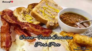 Creton  French Canadian Pork Pate [upl. by Lira]