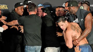 BRAWL Devin Haney vs Ryan Garcia • Full Weigh in amp HEATED Face Off [upl. by Savior]