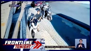 Pagtangay ng sekyu sa motorsiklo sapul sa CCTV  Frontline Tonight [upl. by Arytahs]