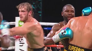 Logan Paul vs Floyd Mayweather Fight HIGHLIGHTS [upl. by Auhsoj75]