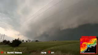 Tracking Tornado Warned Supercells In Oklahoma  Live As It Happened  5624 [upl. by Einallem484]