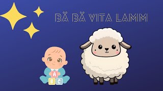 🎵 BARNSÅNGER PÅ SVENSKA 🎵  Bä Bä Vita Lamm – Godnattvisa 🌙  BarnaTV [upl. by Aiset]