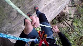 Discesa corda singola con Reverso 4  Petzl [upl. by Werd]