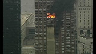 Helicopter Crashes Into Apartment Building in Korea [upl. by Ahseile122]