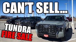 Dealership Lots FLOODED with UNSOLD Toyota Tundras [upl. by Launam]