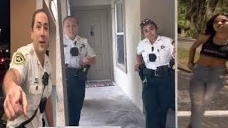 COPS COME TO THE HOUSE TO DEMAND ID id refusal I dont answer question first amendment audit [upl. by Walke]