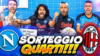 😱 SARA FINALE REACTION SORTEGGI QUARTI CHAMPIONS LEAGUE ✨ [upl. by Cissy]