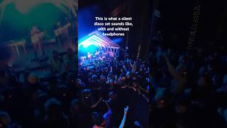 Live band silent disco set metal silentdisco [upl. by Kerad787]