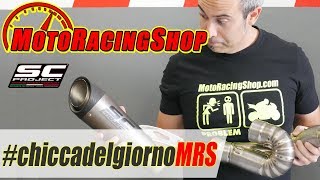 Scarico Ducati Panigale V4 SCPROJECT Recensione ChiccadelgiornoMRS  MotoRacingShopcom [upl. by Liebermann]