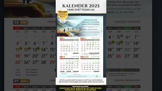 DUA NIKMAT BANYAK ORANG TEPERDAYA Kalender 2025 Bukan Kalender Biasa [upl. by Woodhouse]