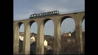 Autorail X2800  825ch de Mende à La Bastide 1998 [upl. by Atikahs]