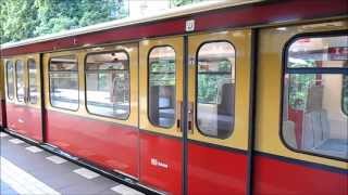 SBahn Berlin  Züge im SBahnhof Hohenzollerndamm HD [upl. by Laohcin]