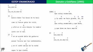 ESTOY ENAMORADO Donato y Estéfano Tutorial Guitarra 🎸 [upl. by Kingston]