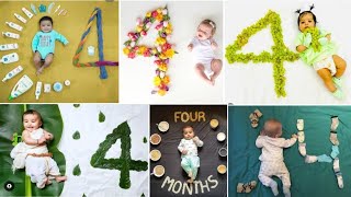 4 month baby boy photoshoot ideas  Baby photoshoot ideas at Home  Four Month Baby Photoshoot [upl. by Anner]