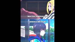 Beatrix vs Shizuka Mikazuki  Zom 100 Bucket List of the Dead anime animeedit shorts viral [upl. by Cita85]