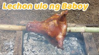 Lechon Baboy na Ulo  outdoor cooking  easy recipe  Cebu Philippines  ✨️ Vlog  9 [upl. by Boleslaw]