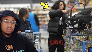 Dej Reacts Punching Baby Prank in Public SHOCKING REACTIONS [upl. by Nyrok]