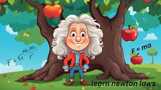 Newtons Law of Motion  First Second amp Third  Physicsanimation video newtons law of motion [upl. by Arrio]