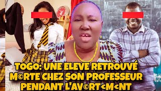 TOGO ÉWÉ DA DÉDÉ UN PROFESSEUR A JETTÉ LE C®RPS DUNE ELEVE DANS UN CANIVEAUX [upl. by Veda680]