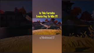 This Fortnite Emote Is Pay To Win  🤣 [upl. by Inerney]