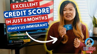 Credit Score dito sa US America Pinoy Nurse sa America Immigrant [upl. by Hertzfeld616]