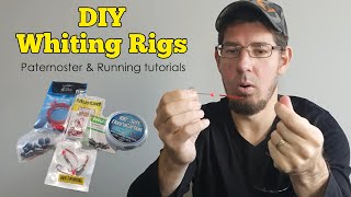 Whiting rig setup  Simple DIY Paternoster amp Running Fishing rigs [upl. by Mateusz414]