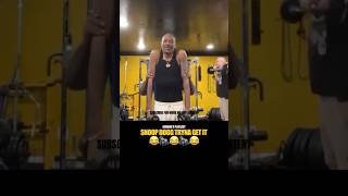 Snoop Dogg working out 😂😂😂 snoopdogg hiphop entertainment [upl. by Atekal]