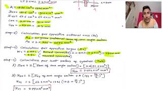 Strength of double angle compression member  Steel structure  IS 8002007 [upl. by Ssyla]