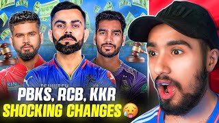 RCB’s BIG Shocker NO SIRAJ 🤯  Shreyas 2675 Cr 💀  RCB KKR amp PBKS Auction Drama [upl. by Angid]