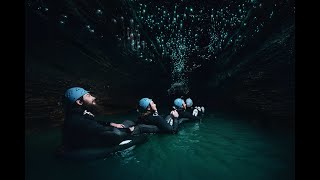 Waitomo Glow Worm Caves The Black Abyss trip [upl. by Bamford]