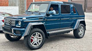 1 of 99 Rare Maybach Landaulet G650 Another New Range Rover in Satin Silver [upl. by Aenyl]