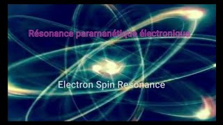 Les terms spectroscopique  introduction sur RPE [upl. by Enilauqcaj]