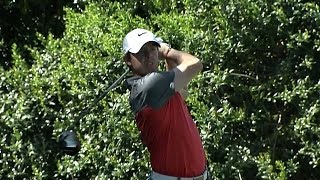 Rory McIlroy drives No 14 to set up birdie at Wells Fargo [upl. by Enait]