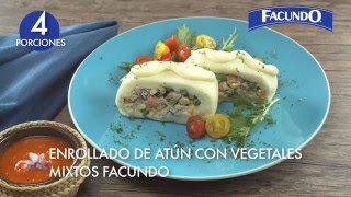 Facundo Ecuador Receta de Enrollado de Atún con Vegetales [upl. by Solorac]