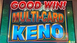 KENO  Multicard 5 Spots Long Box Pattern  Pechanga Casino [upl. by Aciretnahs102]