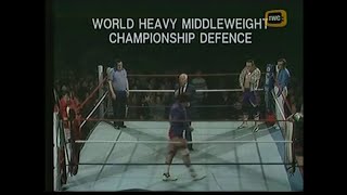 Dynamite Kid v Rollerball Mark Rocco World Heavy Middleweight Championship defense [upl. by Mccreary]