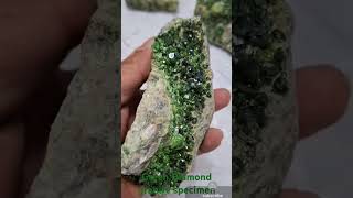 Gamston Sall kalat Pakistan Afghanistan green Diamond garnet specimen subscribe my channel [upl. by Shieh150]