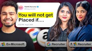 Honest conversation with Google amp Microsoft Recruiter  Secrets noone tells you 😱 [upl. by Nrojb]