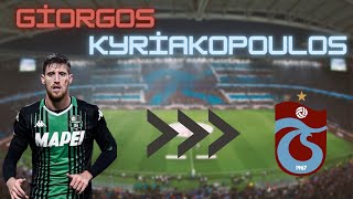 Giorgos Kyriakopoulos  Skills amp Plays   Welcome to Trabzonspor 🔴🔵 [upl. by Oivalf953]