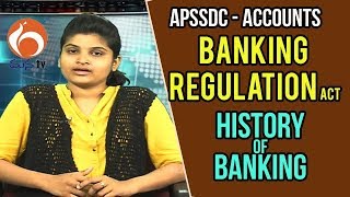 Banking Regulation Act 1949  History of Banking  Accounts  APSSDC  MANATV [upl. by Siravart]