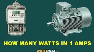 How many Wattss in 1 ampere [upl. by Magree]