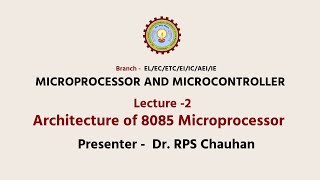 Microprocessor and Microcontroller  Architecture of 8085 Microprocessor AKTU Digital Education [upl. by Amer]