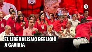 Liberales reeligen a Gaviria en medio de discusiones en Cartagena  El Espectador [upl. by Otreblasiul]