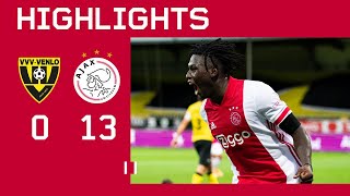 Highlights  VVVVenlo  Ajax  Eredivisie [upl. by Rollet]