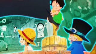 A base secreta do ACE SABO e LUFFY [upl. by Fons]