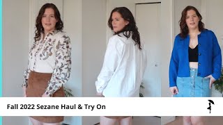 Fall 2022 Sezane Haul and Try On [upl. by Shara46]