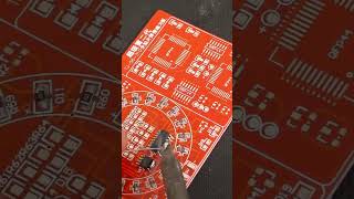 How to soldering SMD components in circuit board shorts shortvideo [upl. by Acir]