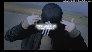 Tees Maar Khan  Slowed  Reverb  Kaptaan  The Slower [upl. by Aikin543]